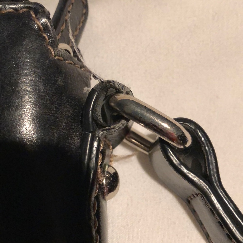 Black leather crossbody - Picture 8 of 8